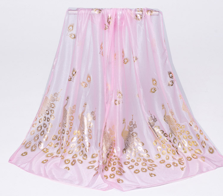 Jacquard female silk scarf