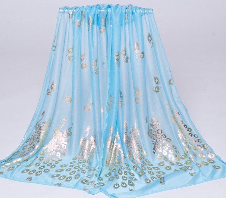 Jacquard female silk scarf