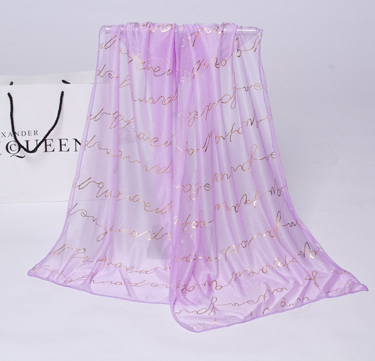 Wholesale striped jacquard silk scarf