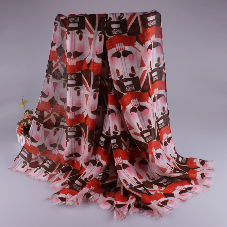 Wholesale cotton women silk scarf