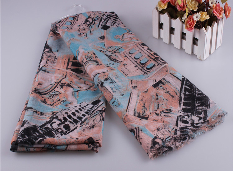 Wholesale voile cotton scarf