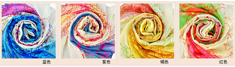 Wholesale polyester infinity scarves