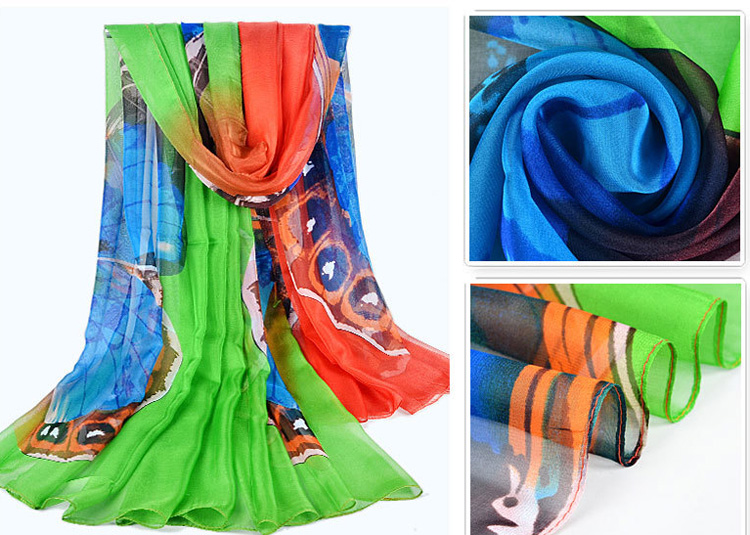 Women twill silk scarf wholesale
