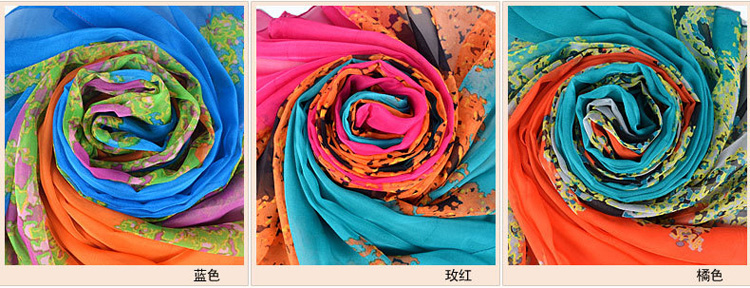 Wholesale silk fashion scarves