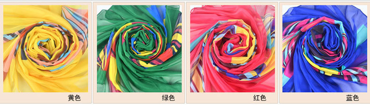 Wholesale women red silk scarves