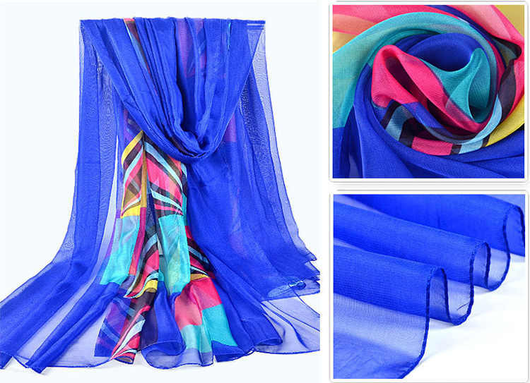 Wholesale women red silk scarves