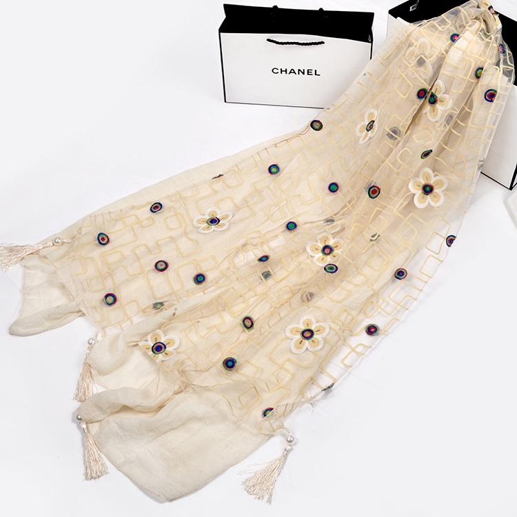 Fringe cotton scarves wholesale