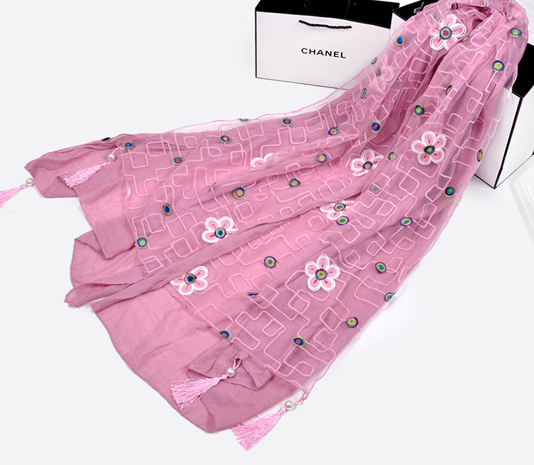 Fringe cotton scarves wholesale