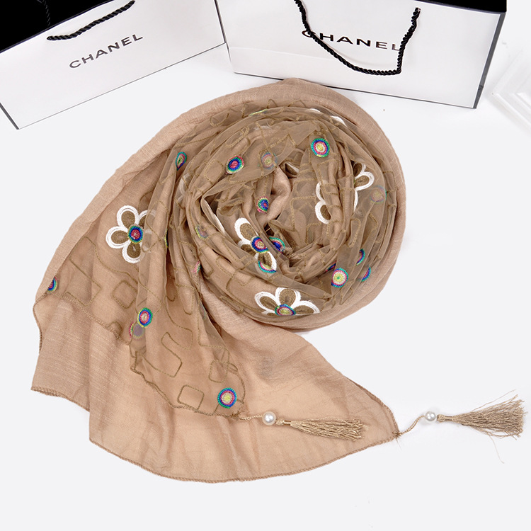 Fringe cotton scarves wholesale