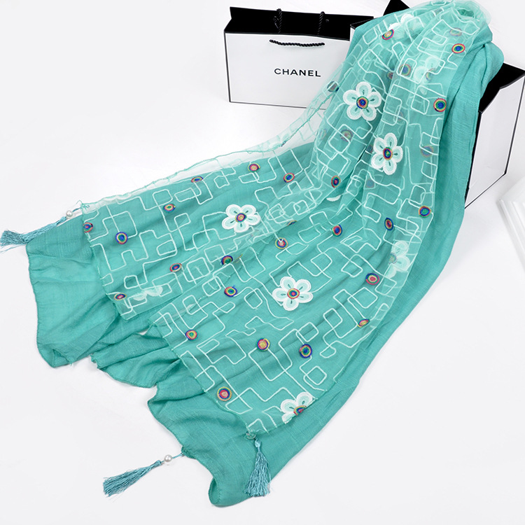 Fringe cotton scarves wholesale