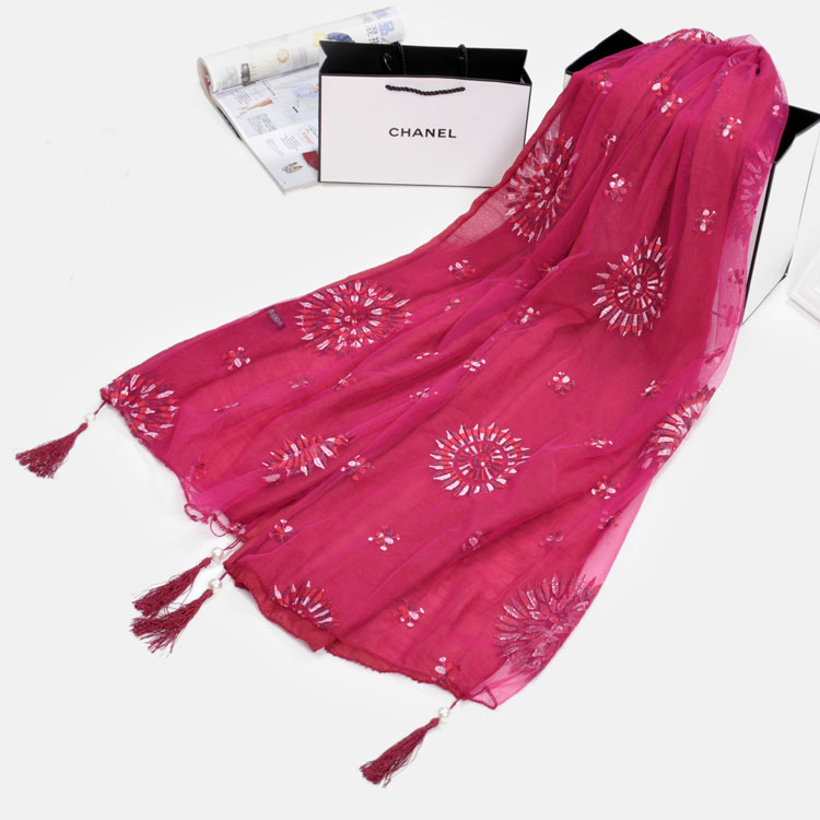 Wholesale fringed infinity scarf