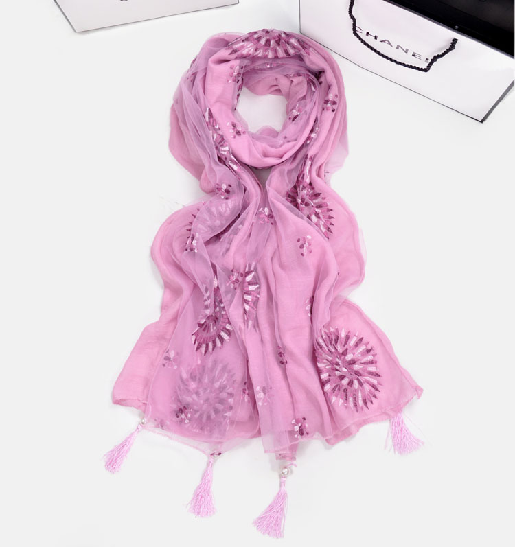 Wholesale fringed infinity scarf