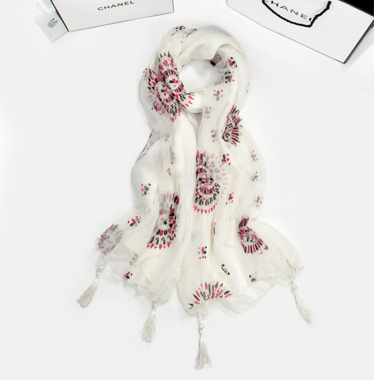 Wholesale fringed infinity scarf