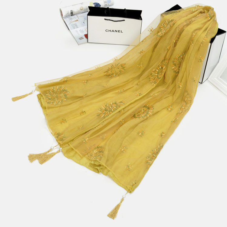 Wholesale fringed infinity scarf