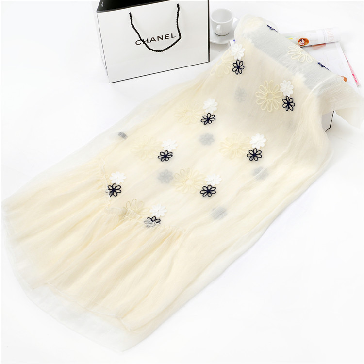 Wholesale fringe chiffon scarf