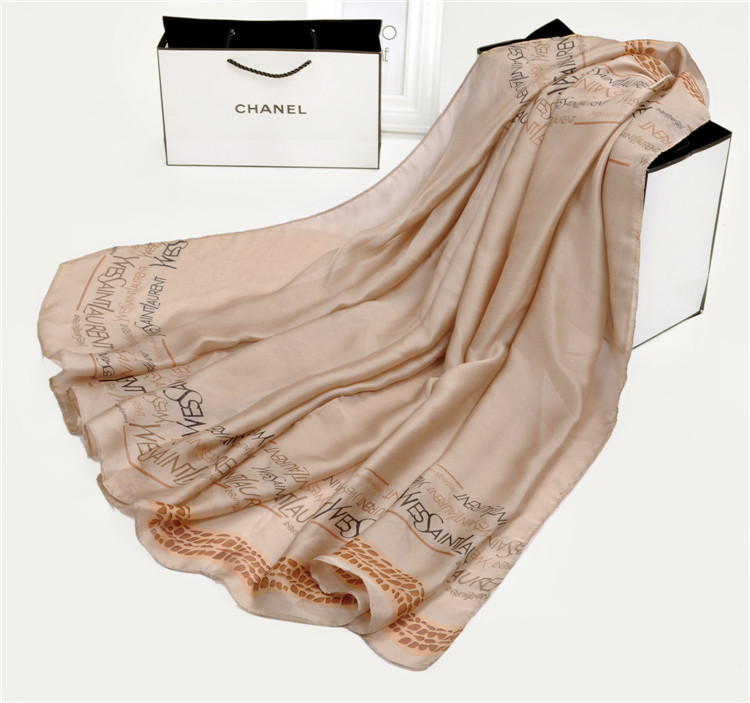 Wholesale white chiffon scarf