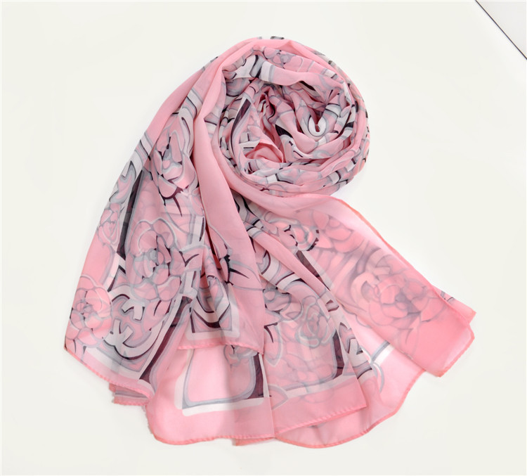 Wholesale ladies chiffon scarf