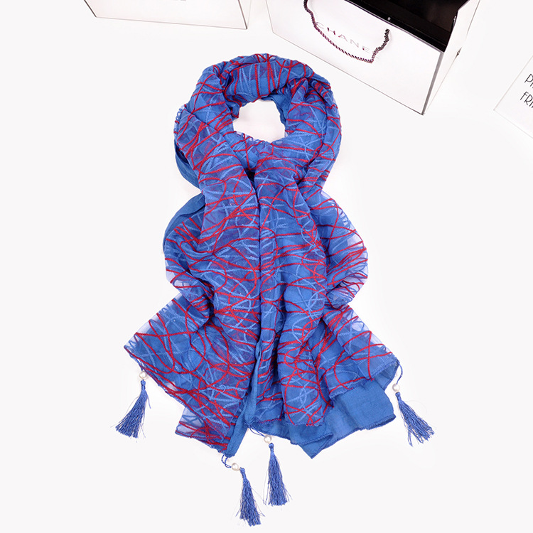 Women lace fabric scarf wholesale
