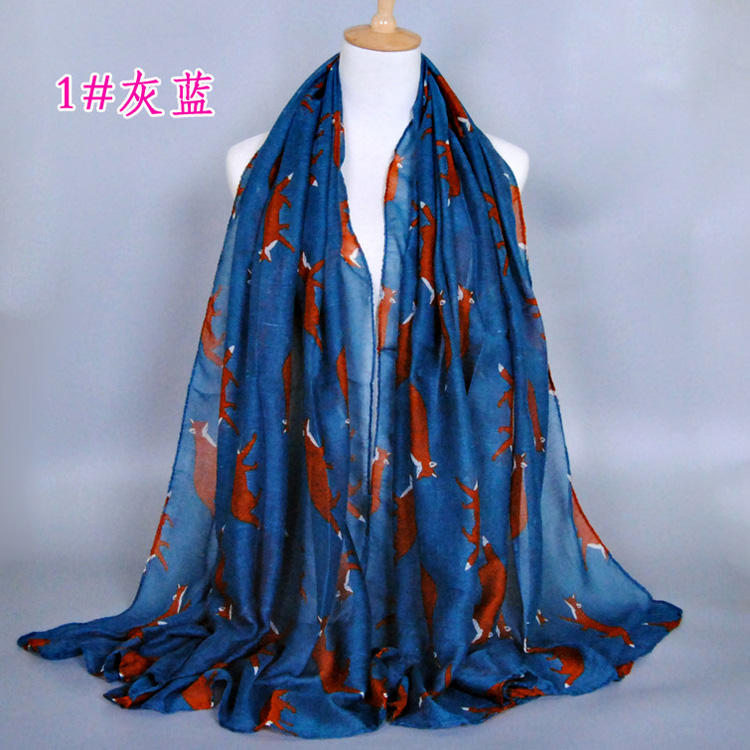 Animal print scarf wholesale