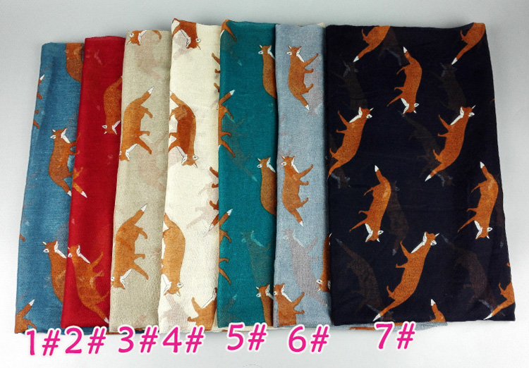 Animal print scarf wholesale