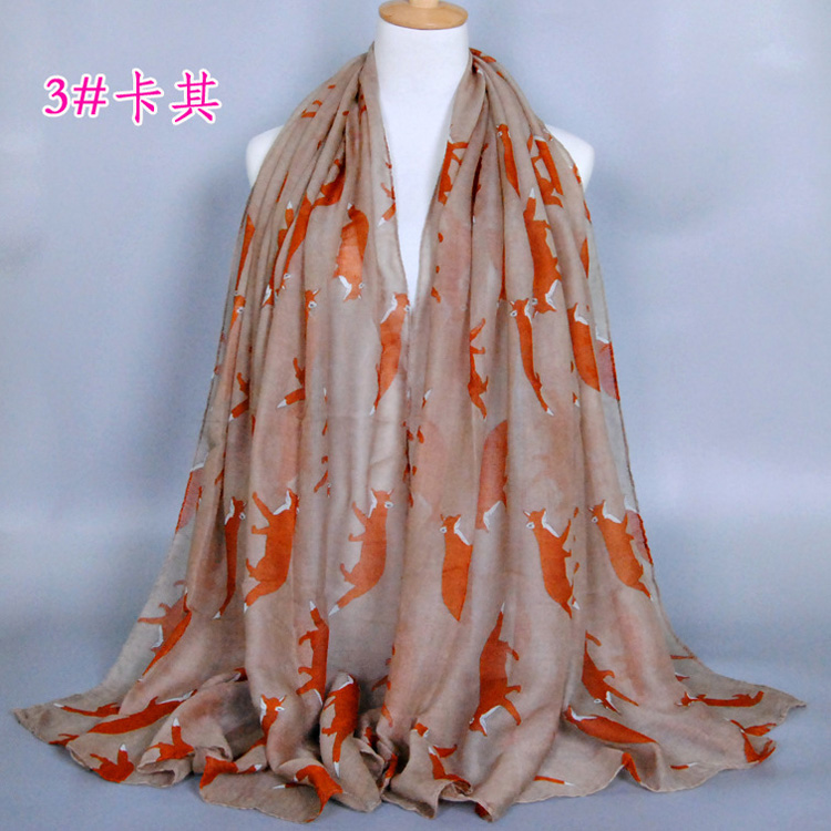 Animal print scarf wholesale