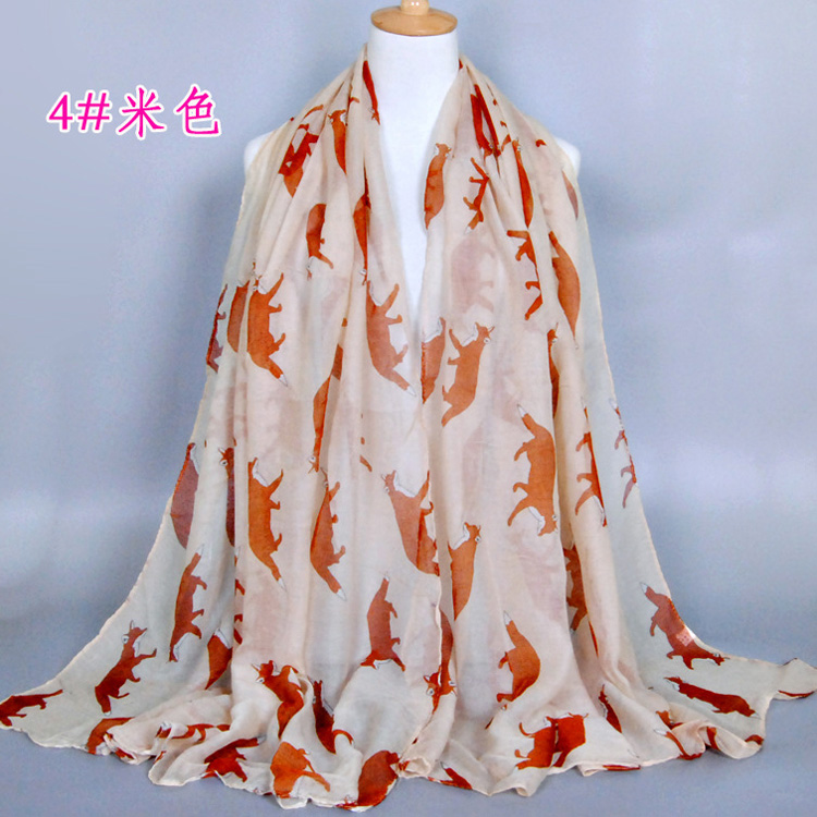 Animal print scarf wholesale