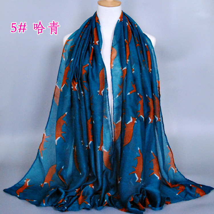 Animal print scarf wholesale