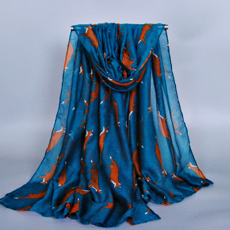 Animal print scarf wholesale