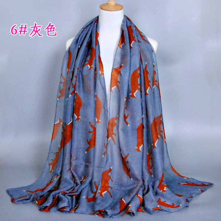 Animal print scarf wholesale