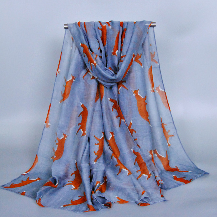 Animal print scarf wholesale