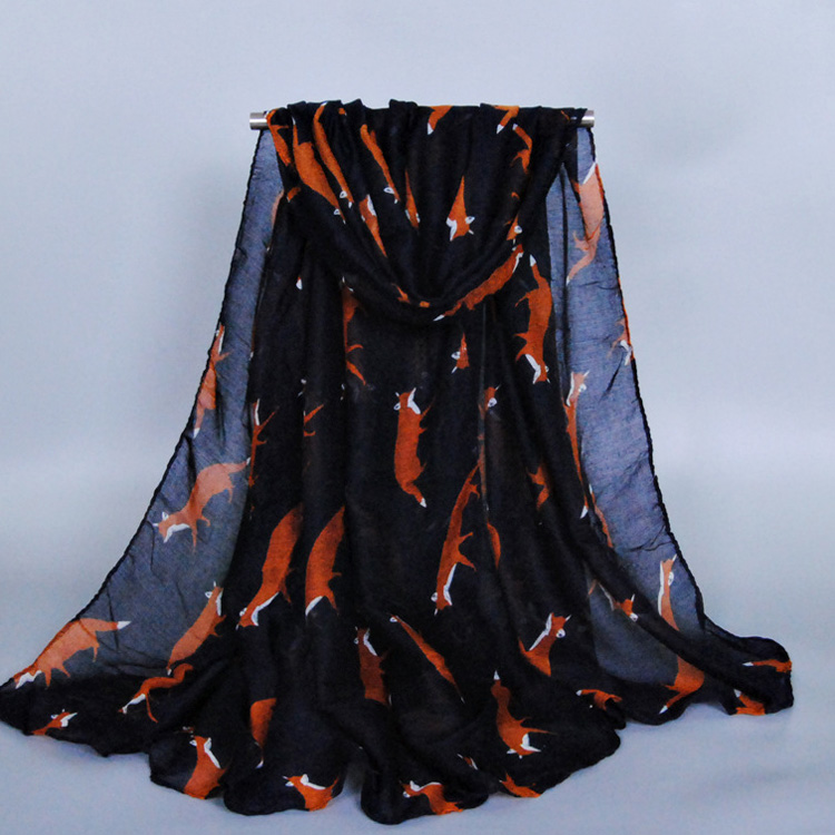 Animal print scarf wholesale