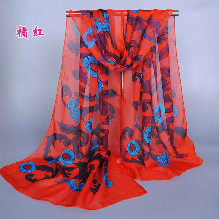 Wholesale summer chiffon scarf