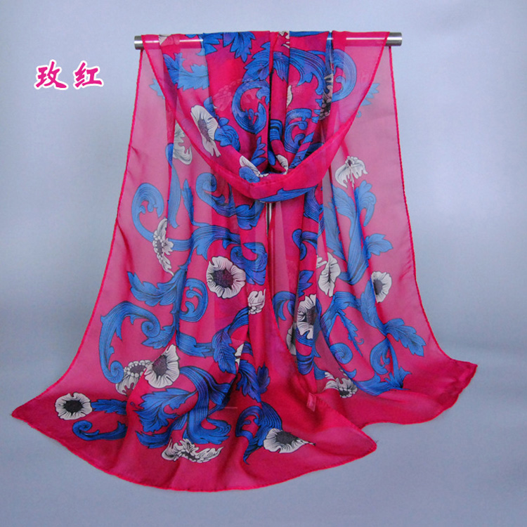 Wholesale summer chiffon scarf