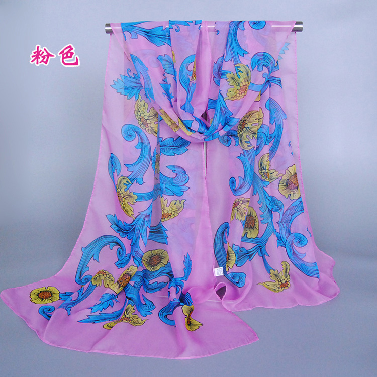 Wholesale summer chiffon scarf