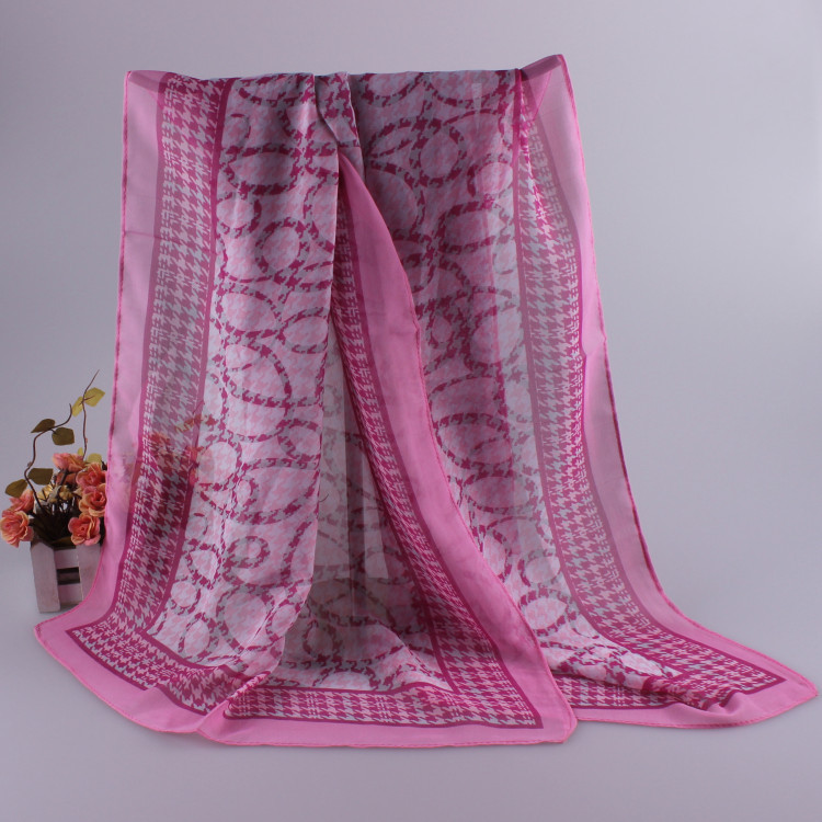 Chiffon printed scarf for women