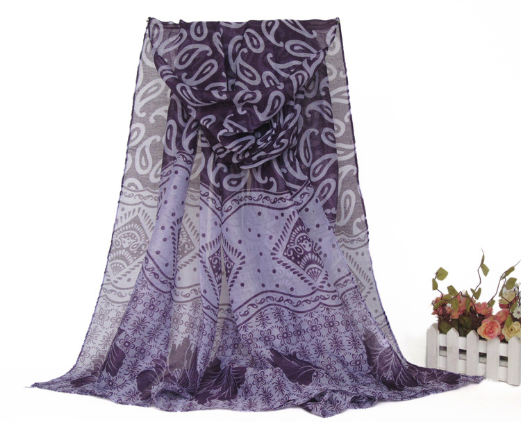 Long silk viscose scarf wholesale