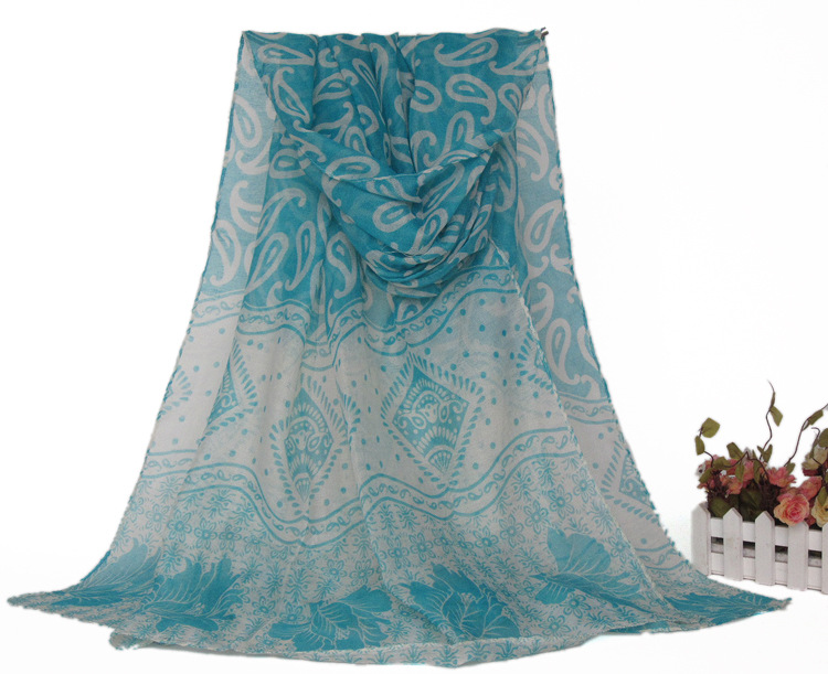 Long silk viscose scarf wholesale