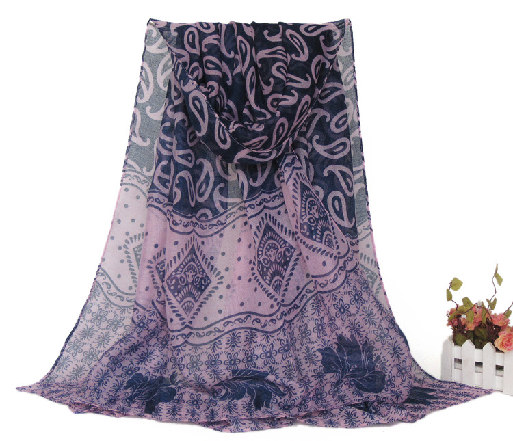 Long silk viscose scarf wholesale