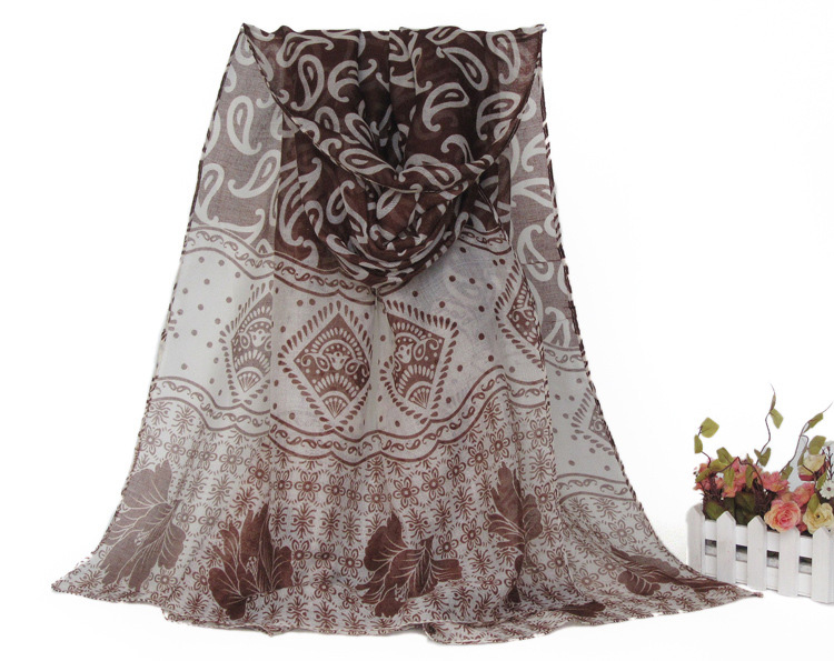 Long silk viscose scarf wholesale