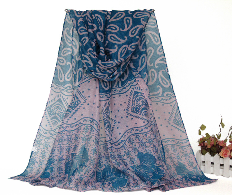 Long silk viscose scarf wholesale