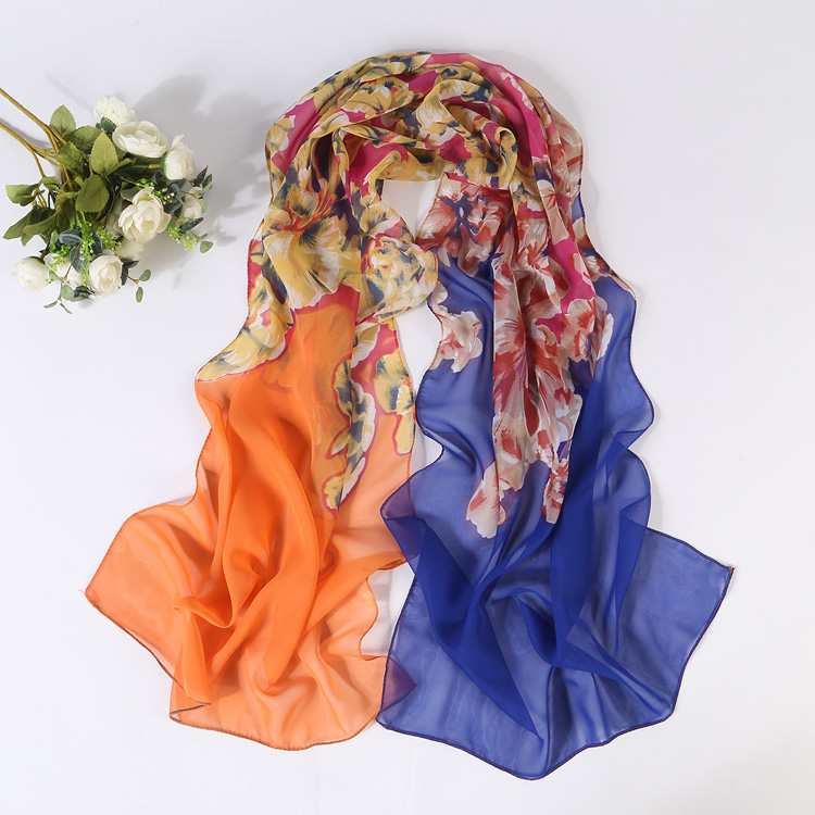Sheer chiffon scarf wholesale