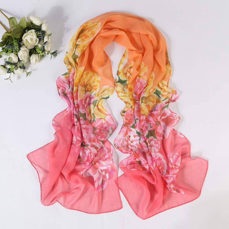 Sheer chiffon scarf wholesale