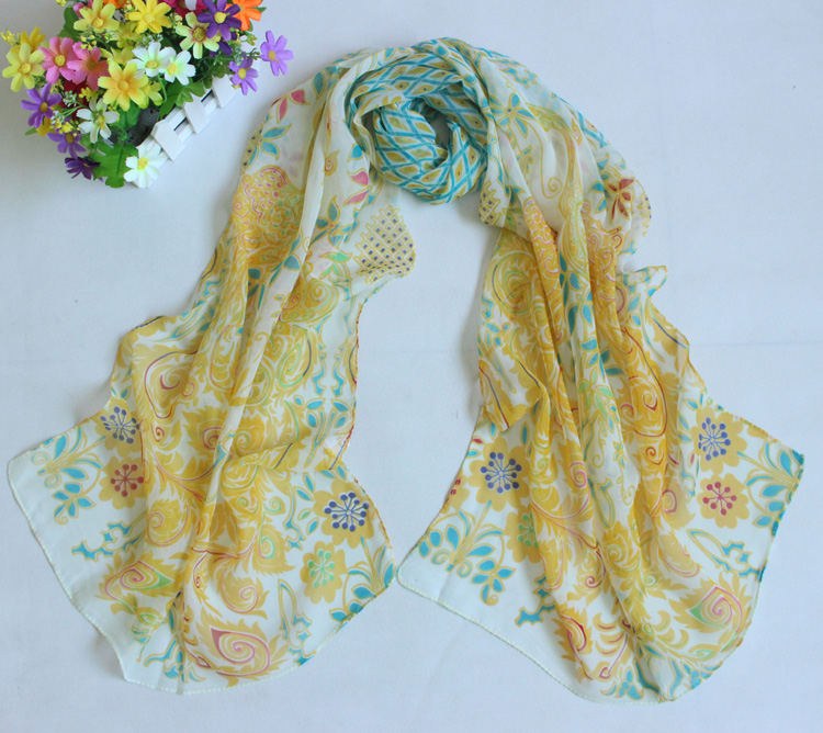 Chiffon fabric for scarf wholesale