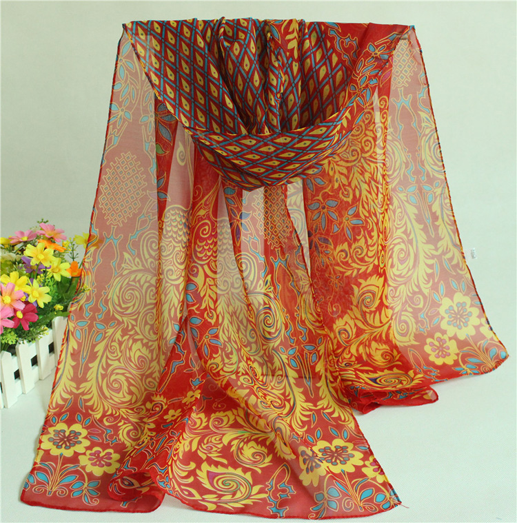Chiffon fabric for scarf wholesale