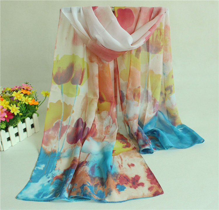 Wholesale chiffon printing scarf