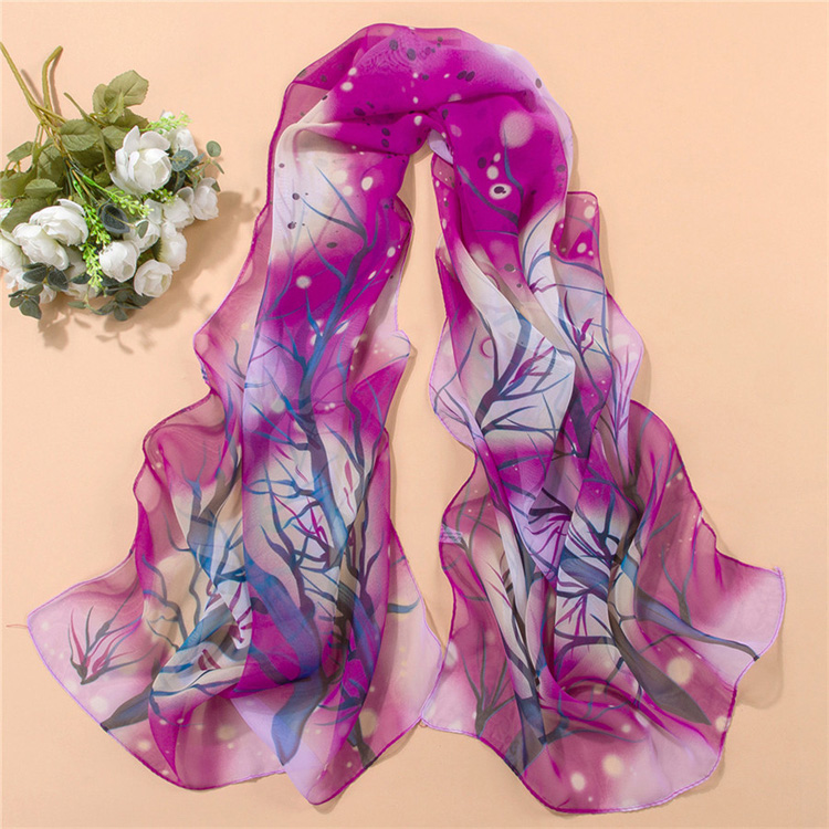 Wholesale silk chiffon fashion scarf