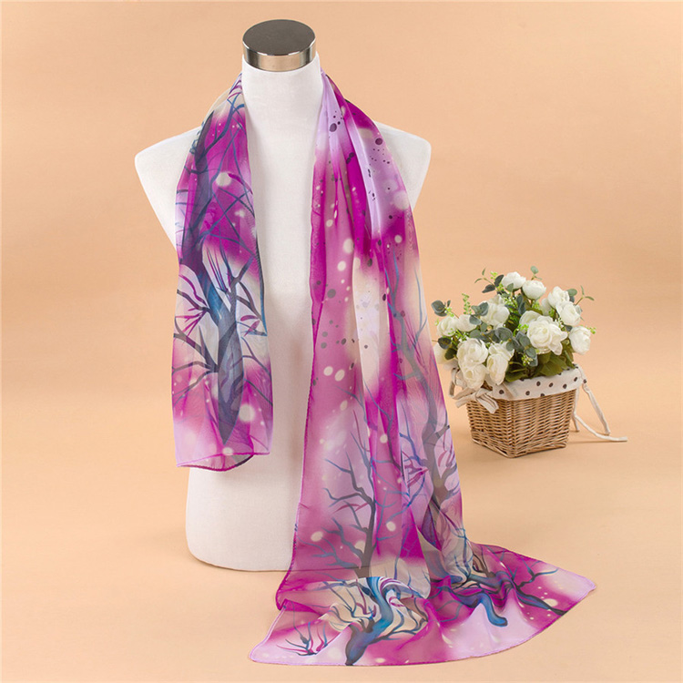 Wholesale silk chiffon fashion scarf
