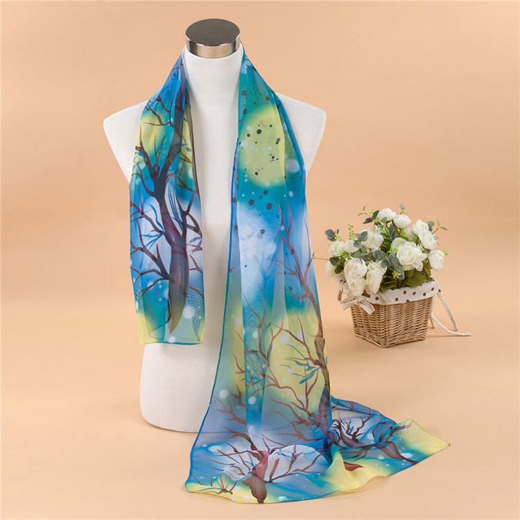 Wholesale silk chiffon fashion scarf