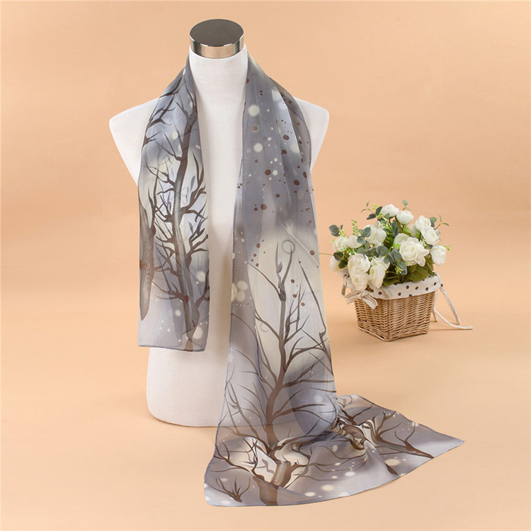 Wholesale silk chiffon fashion scarf