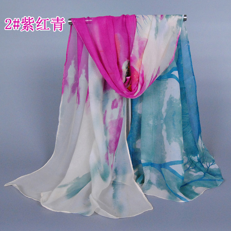 Silk fabrics scarf wholesale